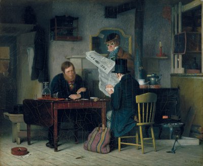 Warten auf die Kutsche, 1851 von Richard Caton Woodville